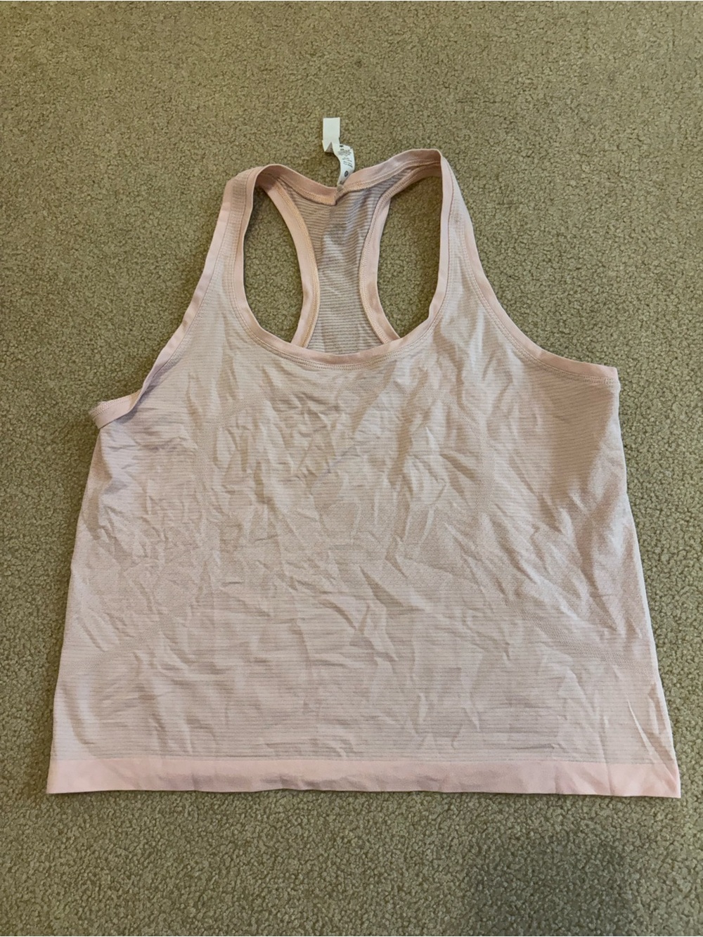 Lululemon Light Pink Racerback Tank Top